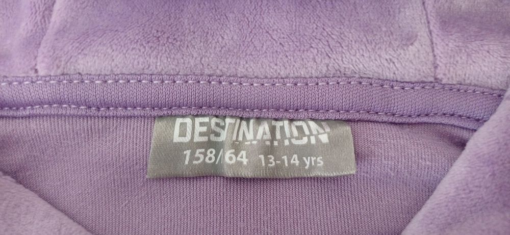 WYPRZEDAŻ Aksamitny dres dziewczęcy 158 cm