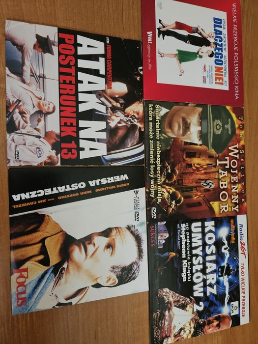Komplet 5 filmów dvd