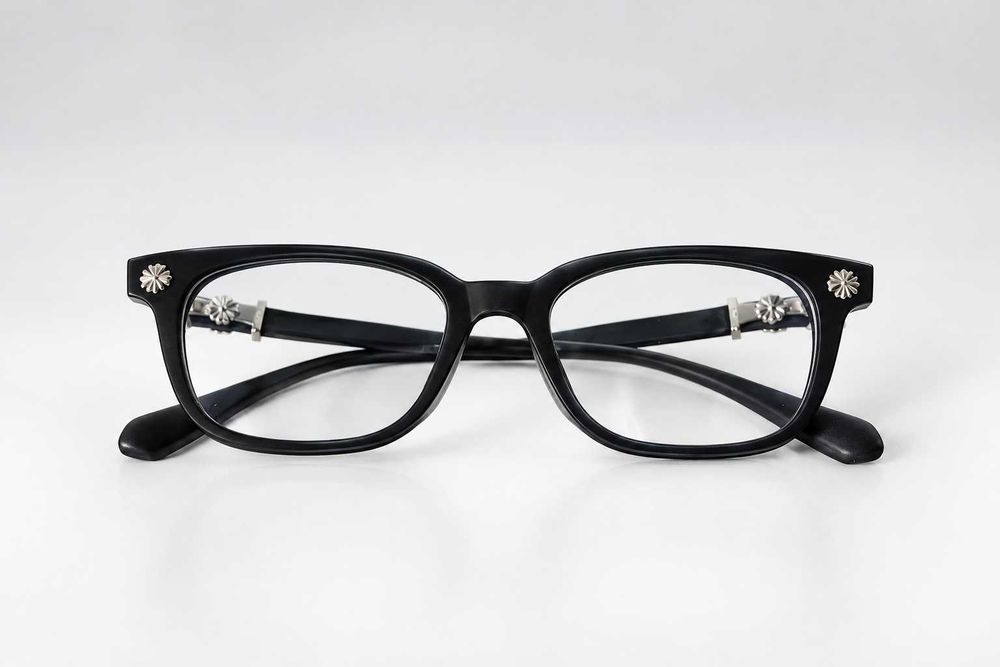 Okulary czarne Chrome Hearts