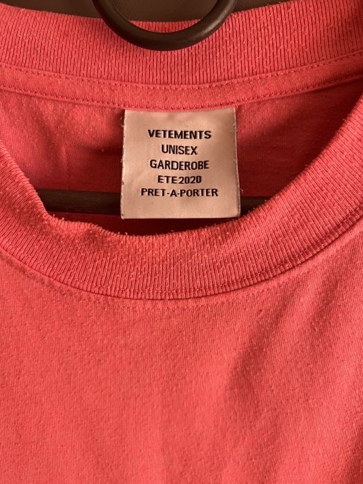 Vetements футболка ветмо