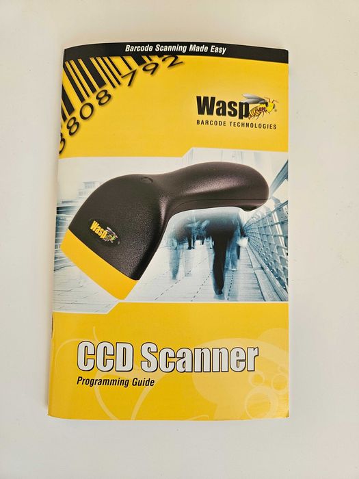 Skaner kodów kreskowych WASP WCS3905 USB Barcode scanner barcode reader