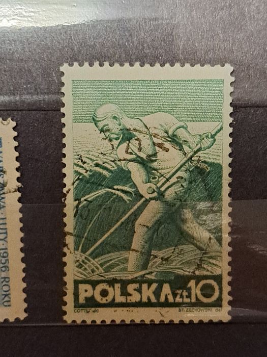 Znaczek pocztowy polski Rolnik