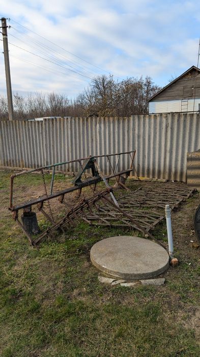 Борона зубова важка | Навісна борона | Сцепка зубових борін | Борона