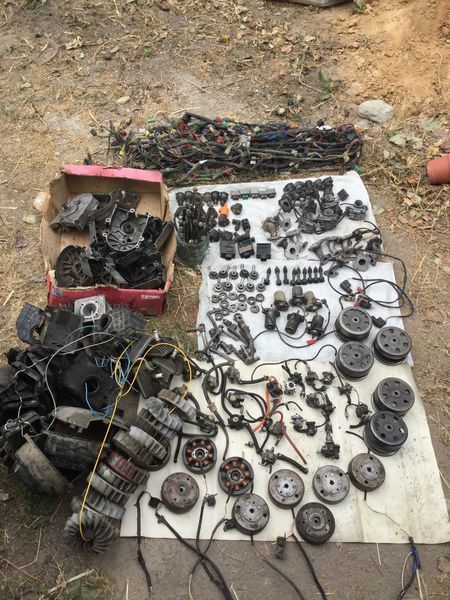 запчасть б у пластик Suzuki lets 1 (2 3 4 verde address v 50 инжектор)