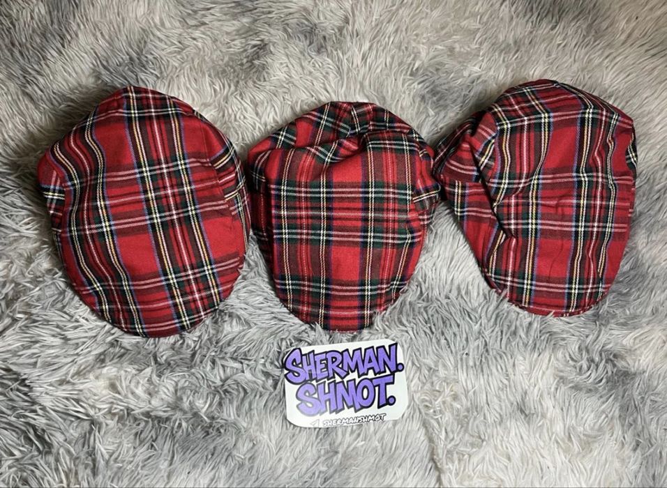 червоні жиганки в клітинку (skinhead pit bull germany, lonsdale)