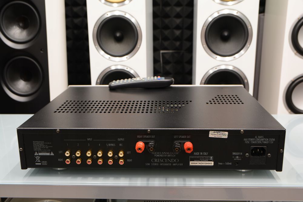 Audio Analogue Crescendo wzmacniacz zintegrowany stereo 2x50W 5xRCA pilot przewód zasilający | raty 0% | zamiana | odsłuch | HI-END AUDIO
