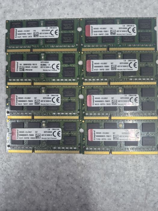 Оперативна память Kingston ddr3 8gb 1.5V 1600