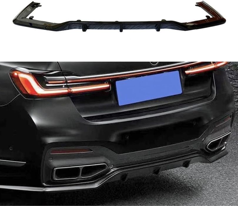 Диффузор заднего бампера губа накладка BMW G11 G12 7 серия
