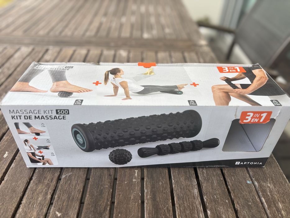 rolo de massagem + bola