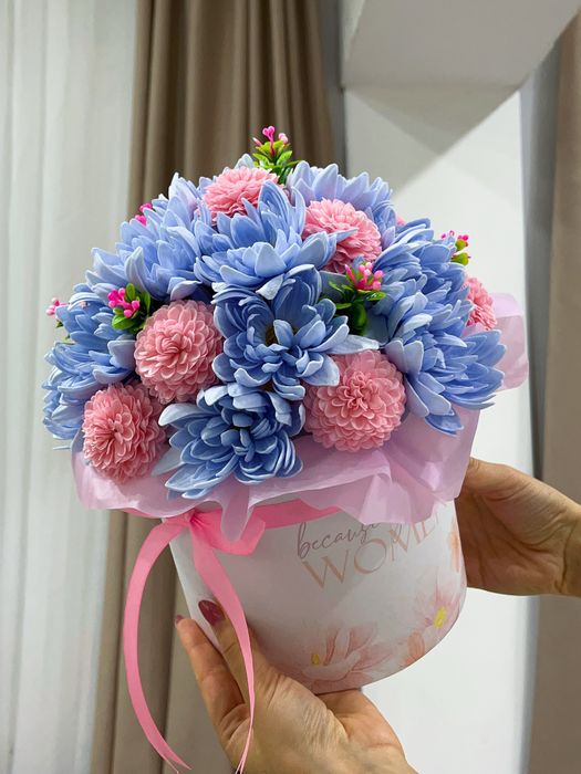 Букети з мильних троянд, мыльные букеты