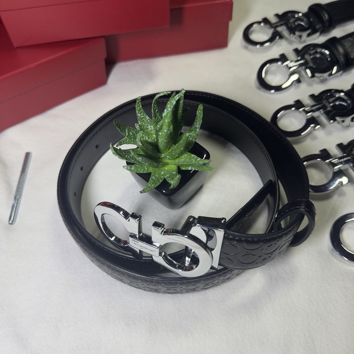 ‼️НАЙНИЖЧА ціна‼️ Ремінь Salvatore Feragamo з КОМПЛЕКТОМ drip belt