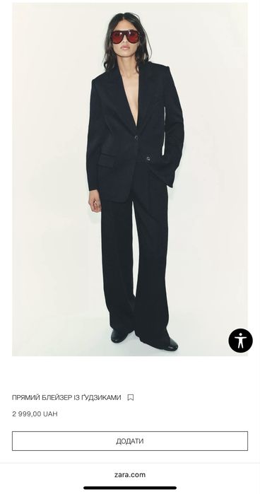 Пиджак Zara оверсайз блейзер Zara жакет