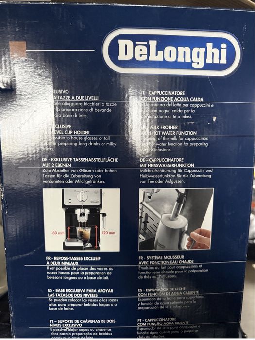 Ріжкова кавоварка DeLonghi Active Life привезена з Європи