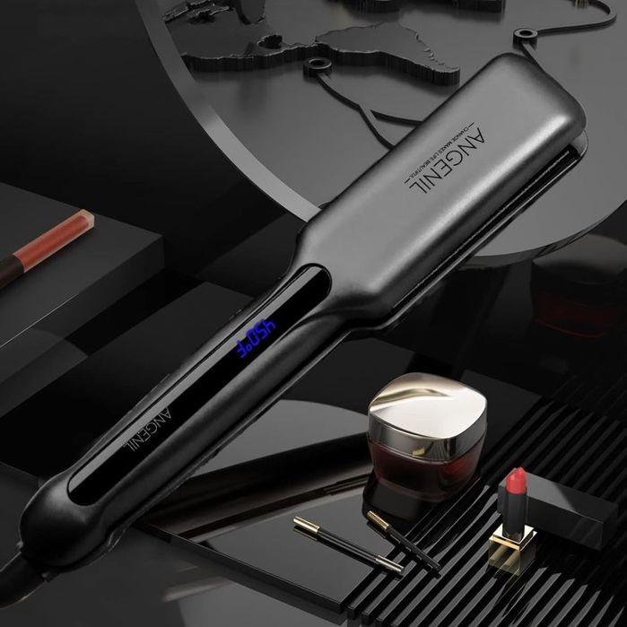 Prostownica i lokówka ceramiczna ANGENIL 2w1 z technologią jonową