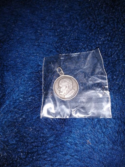 Medalik Jan Paweł II papież nowy folia