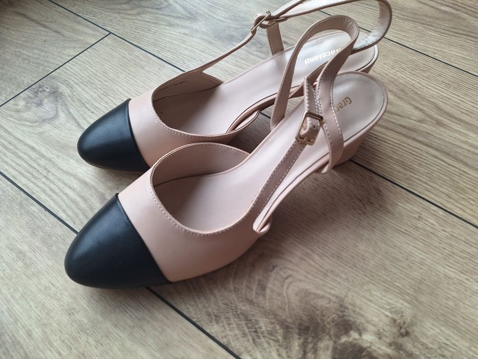 Buty 40 na niskim obcasie