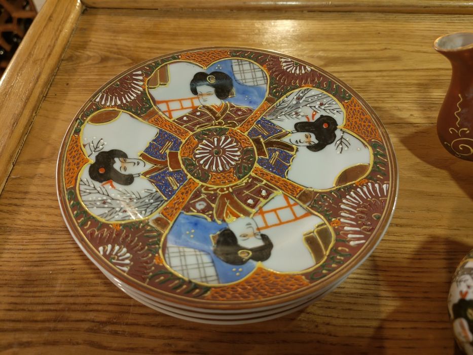 Jogo chá original chinês porcelana