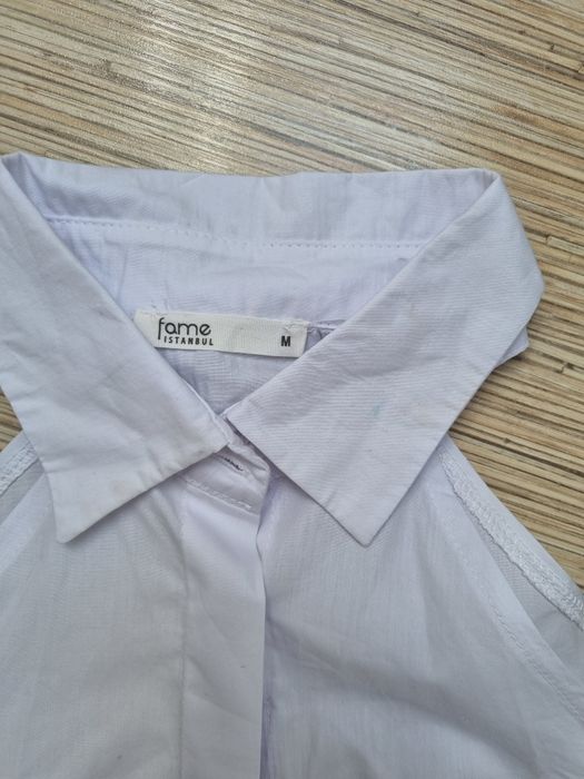 Koszula biała damska elegancka M