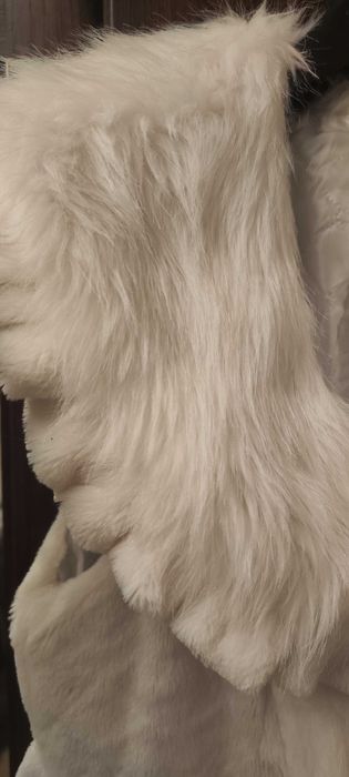 Colete casaco de pêlo sintético impecável