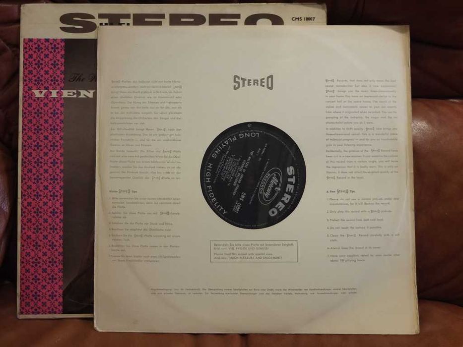 Vinil LP de Johann Strauss "Viennese Ballroom - The Waltzes Of"