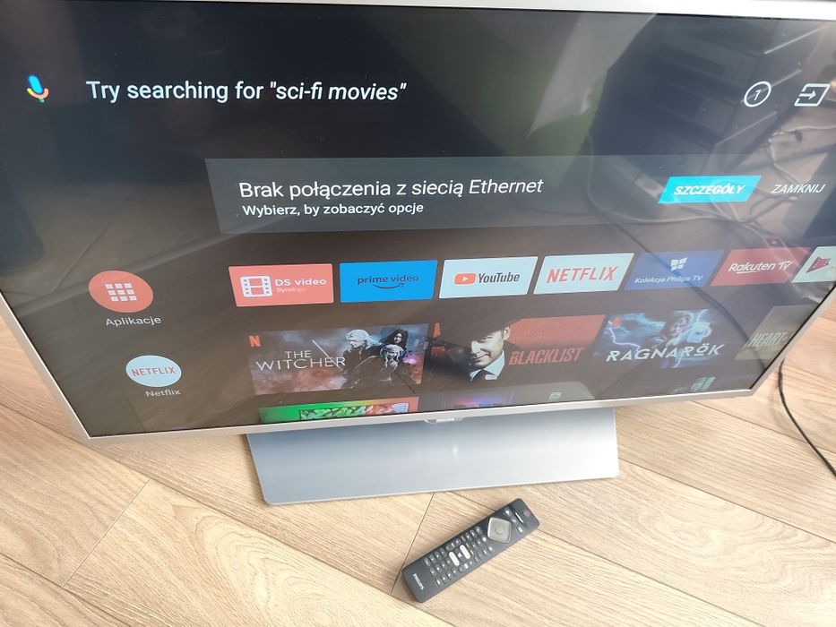 Philips 43" 4k uhd hdr10 android wi-fi ambilight super stan