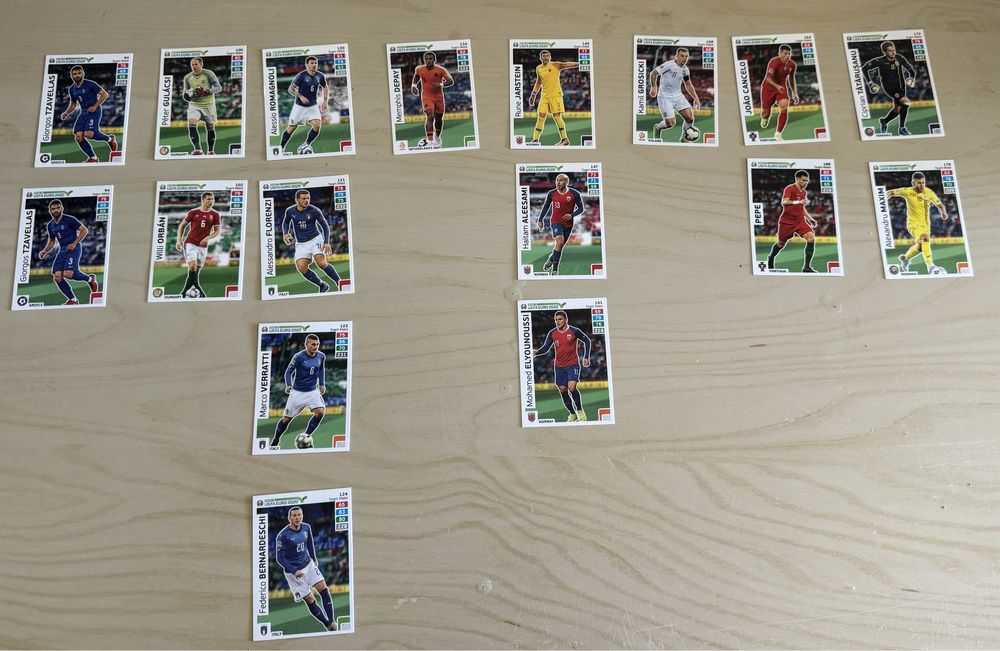 Coleção UEFA EURO 2020-PANINI Adrenalyn XL (preço na descrição)