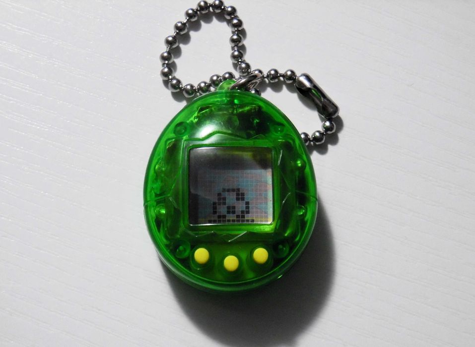 Tamagotchi Mini Serie 2 Bandai Transparent Green