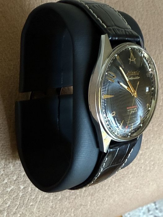 Zegarek atlantic worldmaster mechanical antichoc 17 jewels