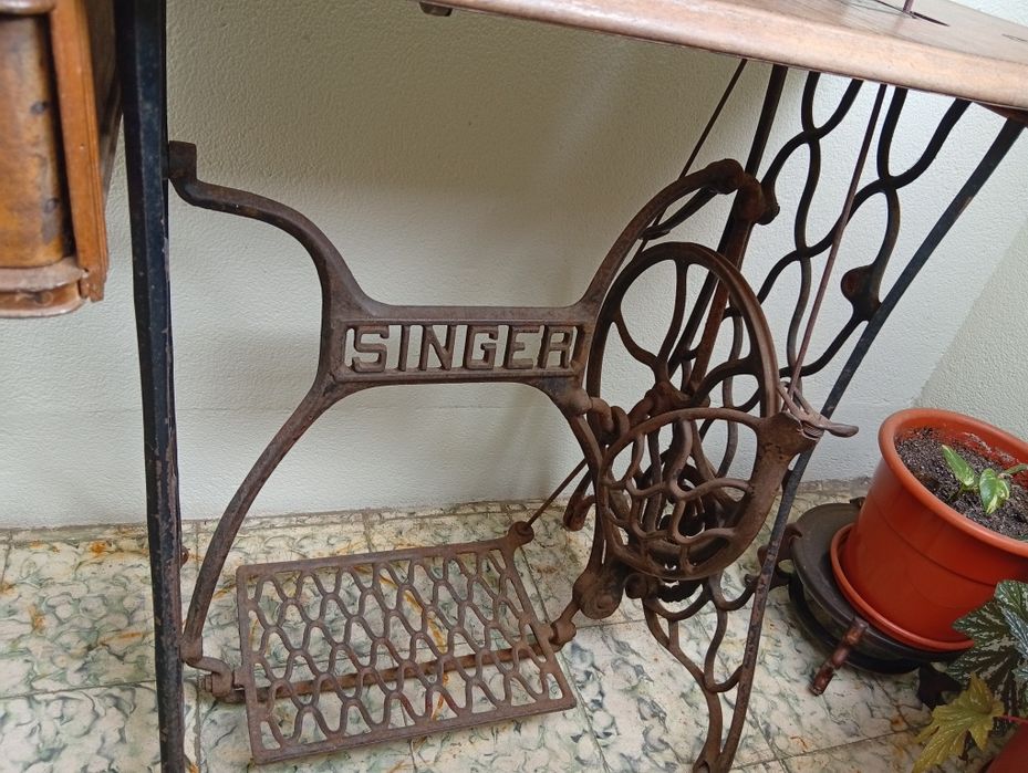 Máquina de costura vintage