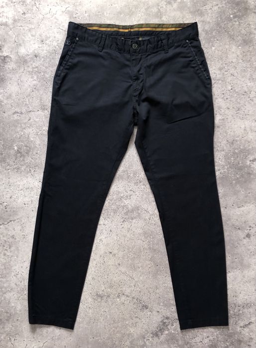 Оригінальні брюки Valentino штани до піджака темно сині розмір 34