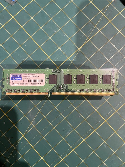 Оперативна пам'ять DDR3 8GB 1333 MHz Goodram для ПК