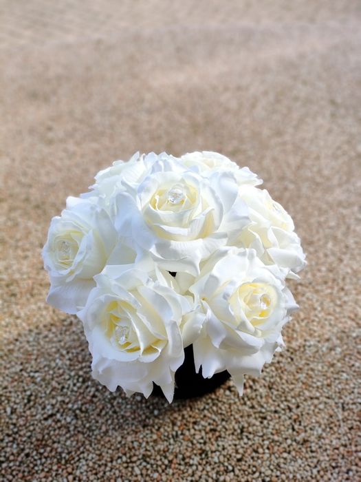 Flower box welurowym pudełku