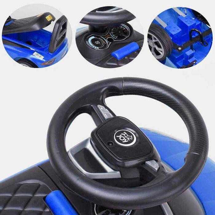 Машина-толокар для катання Tesla JOY з музичним кермом