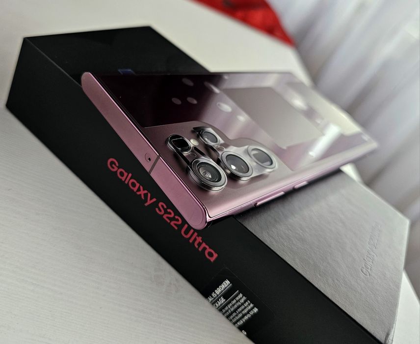 NOWY SAMSUNG GALAXY S22 ULTRA 5G 512GB/12RAM! Burgundowy ! Unikatowy !
