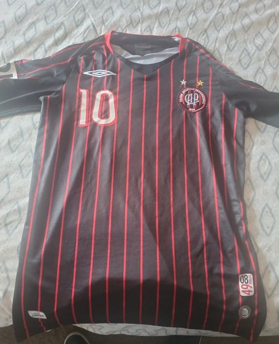Camisola Oficial Atlético Paranaense Umbro Nº10 Vintage Anos 2000 - Tamanho M
