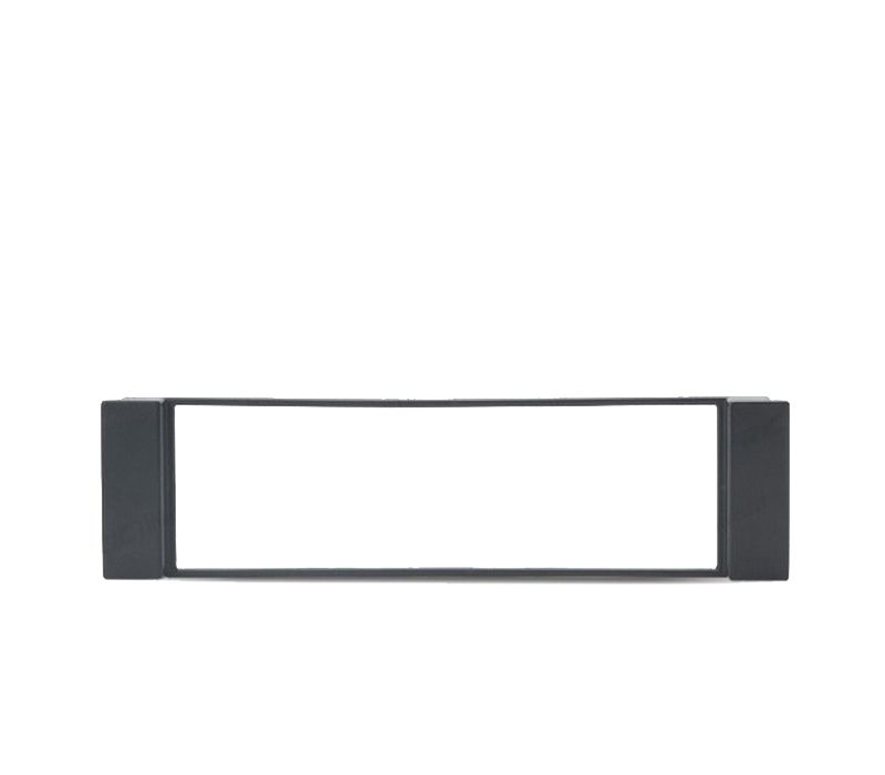 MOLDURA ADAPTADOR PRETO PARA RADIO 1-DIN PARA AUDI A3 8L A6 4B SEAT LEON TOLEDO FIAT SCUDO