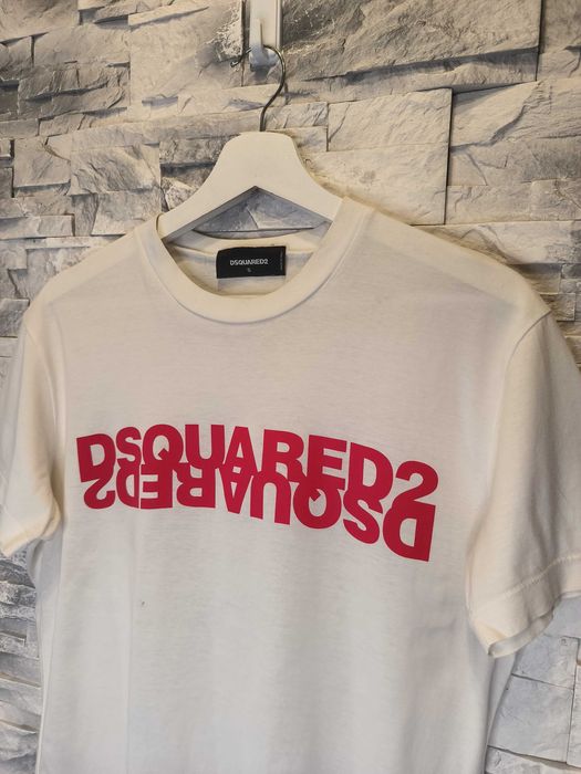 Koszulka Dsquared2 DSQ2 T-Shirt Biała Logo S