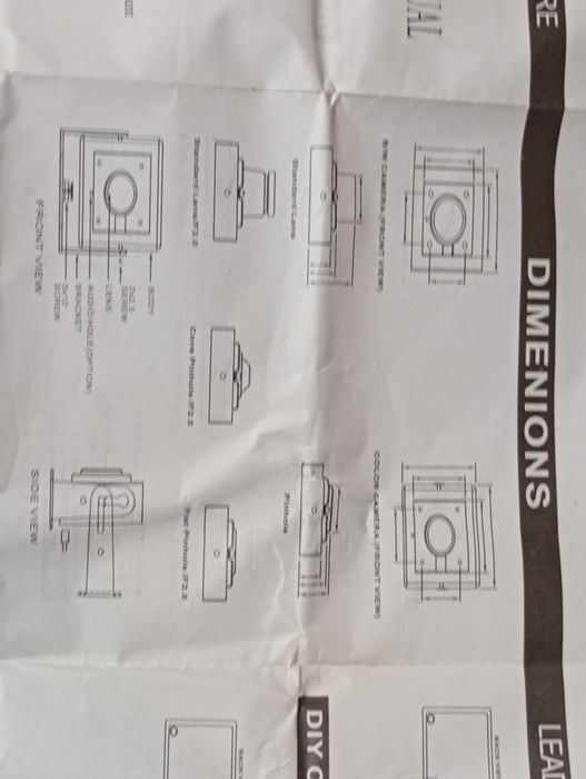 Mini Câmera CCTV  vigilância 2 unidades