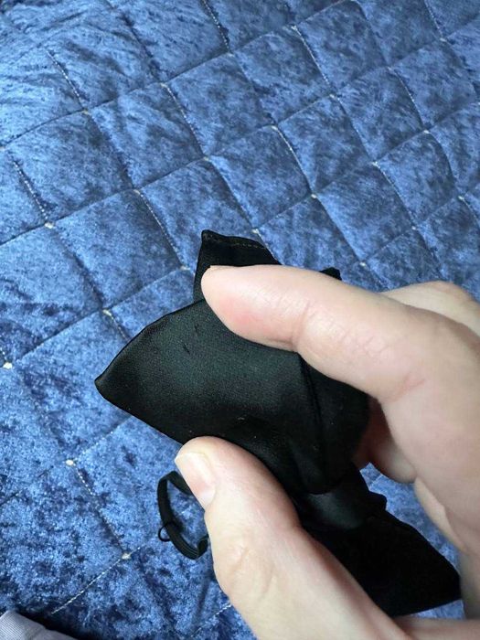 Чорний чоловічий метелик на шию бабочка