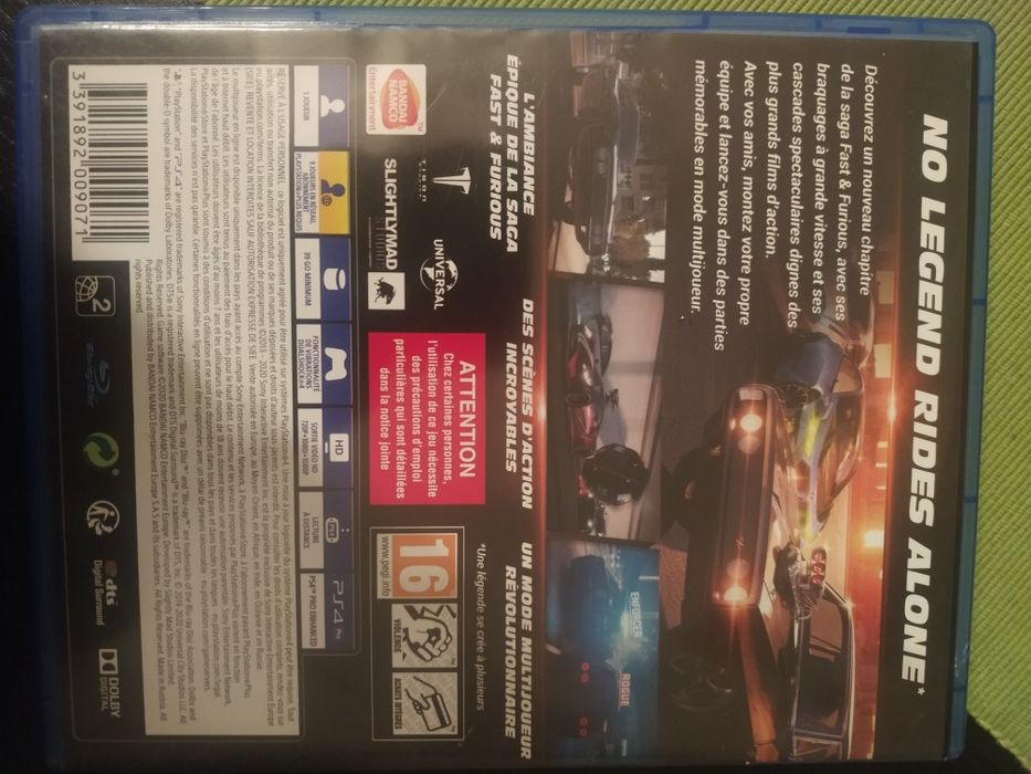 Fast & Furious Crossroads para PS4 - Excelente Estado