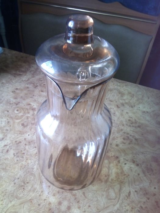 Кувшин для напитков стекло и керамика