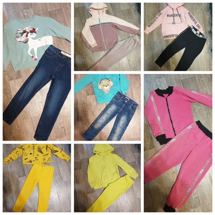 одежда свитшот костюм кофта штаны джинсы на девочку 3-5лет