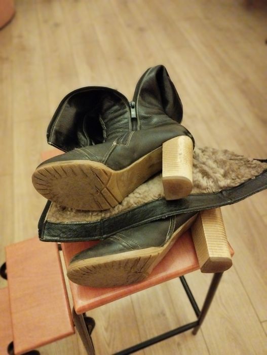 Сапоги кожа37размера