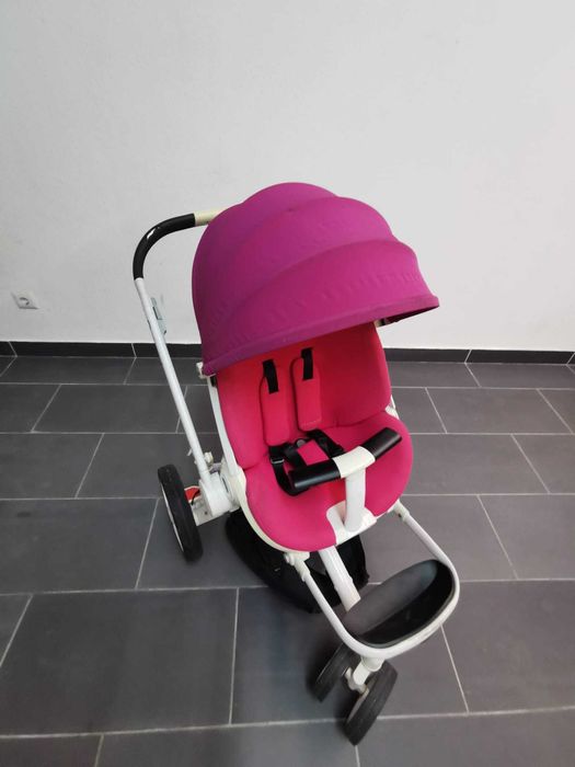 Carrinho Quinny Mood Rosa com alcofa e babycoque compatíveis