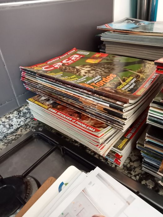 Conjunto de revistas de caça