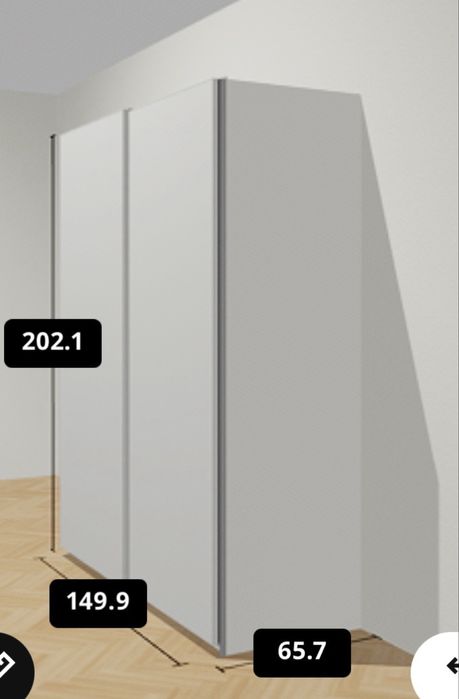 Roupeiro do Ikea como novo