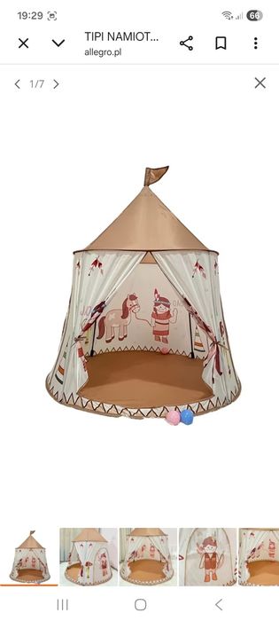 Namiot tipi indiański