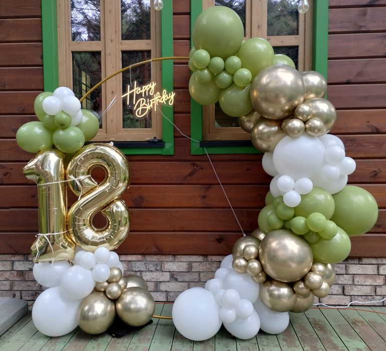 Dekoracje balonowe i kwiaty giganty