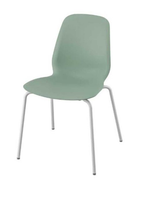 Conjunto de 2 Cadeiras Modernas Verde Sálvia – Excelente Estado