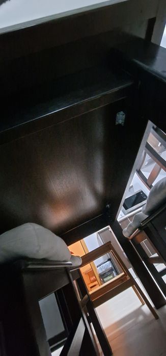 Mesa de cozinha em carvalho maciço